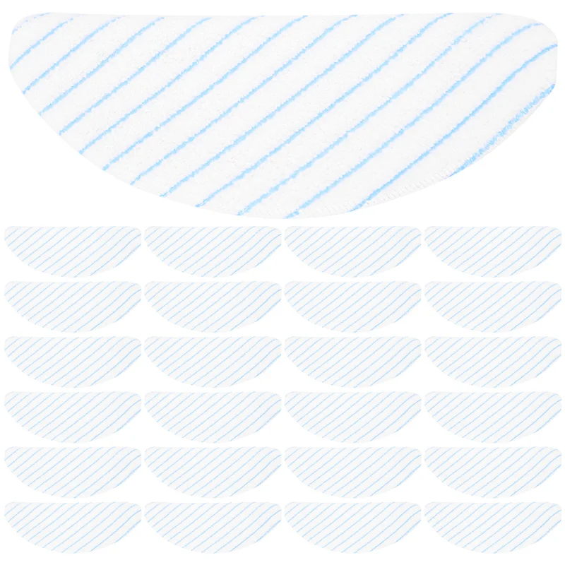 Almohadillas desechables de microfibra para fregar Robot aspirador Ecovacs OZMO T8 / T8+/ T8 AIVI/ N8/ N8 Pro/ N8 Pro+, 25 uds.