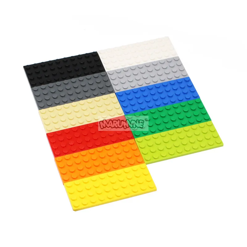 MARUMINE 3030 Base Plate 4x10 Dots Building Block Baseplate 10PCS Create Classic MOC Bricks Parts Construction Educational Toys