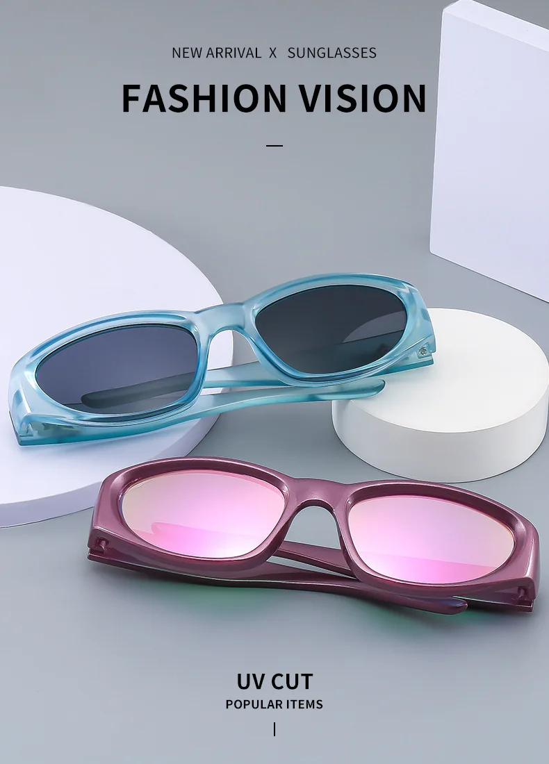 

Cat Eye Glasses Women's Sunglasses Multi-color UV400 Protection Sun Protection Party Sunglasses Women's High-end Fashion