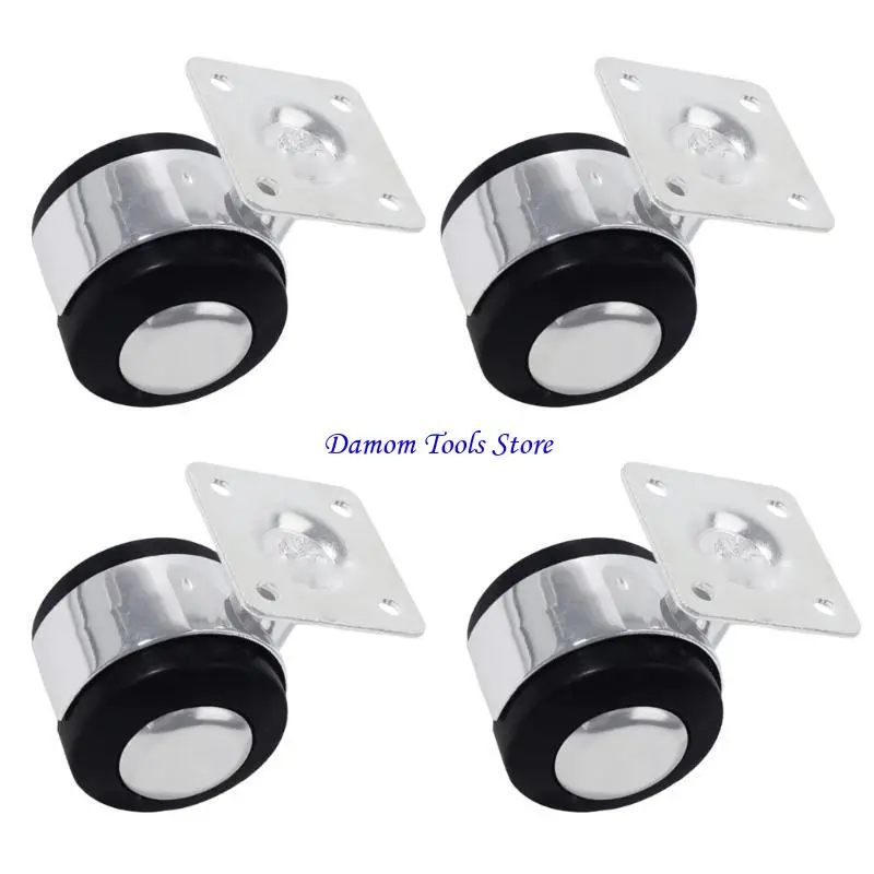 

57BE Furniture Caster Wheel High Load Capacity With 360 Degree Rotation Quiet Rolling