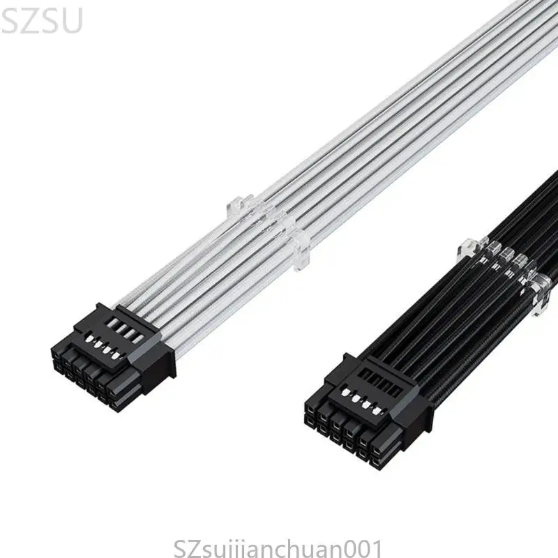 

Видеокарта SZSU 16PIN GPU в PCIE5.0 12+4PIN -конвертер GPU Кабель GPU для RTX4090TI