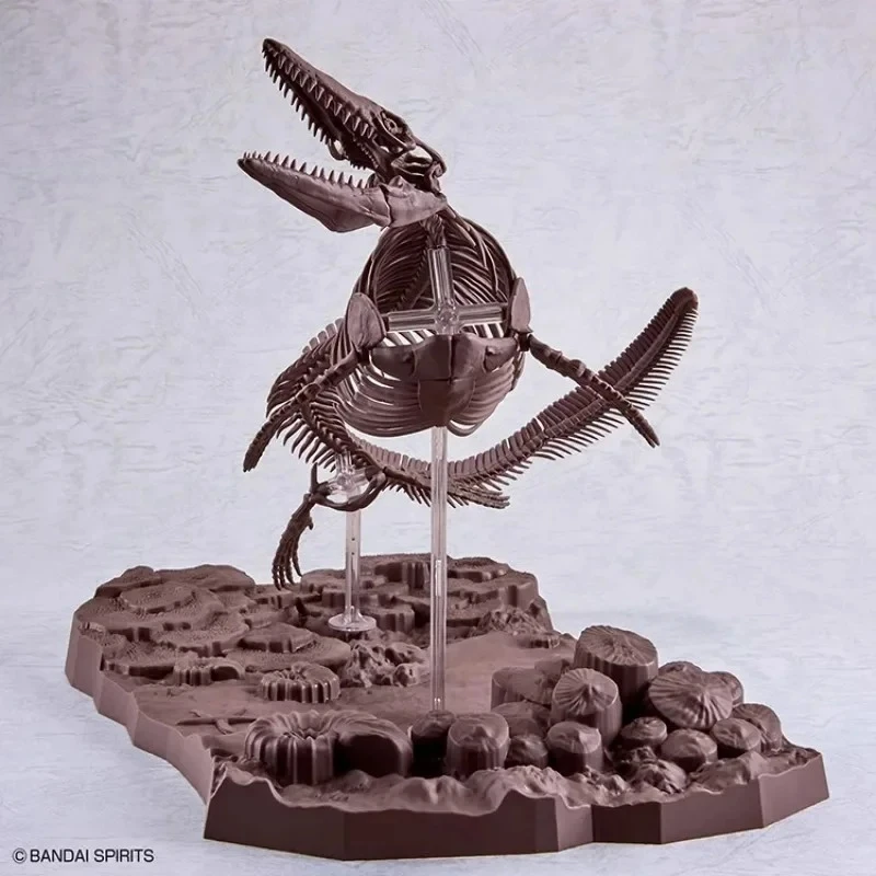 Bandai Original Anime esqueleto imaginario 1/32 Mosasaurus figura de acción juguetes de ensamblaje juguete de colección de regalo de modelo coleccionable