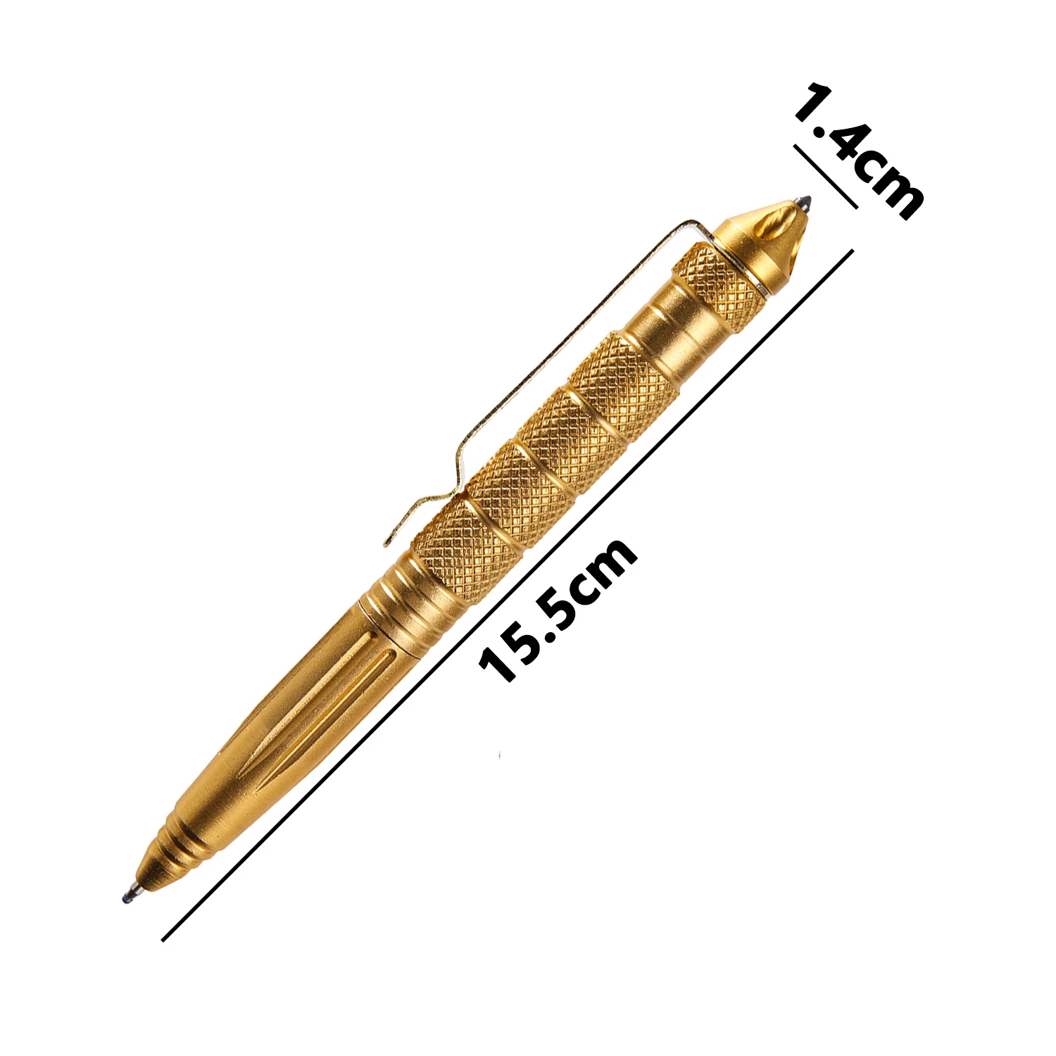Bolígrafo táctico de defensa de Metal, bolígrafo de autodefensa portátil antideslizante multifunción, papelería, rompecristales, herramienta de supervivencia