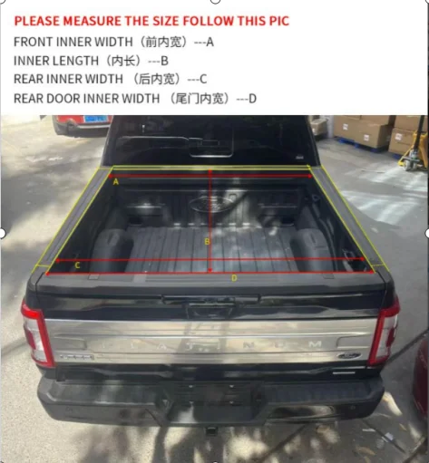 Retractable Roller Shutter Tonneau Cover For Ssangyong Musso Pickup Hard Car Trunk Lids Pickup Bed Tail Box Cover Truck