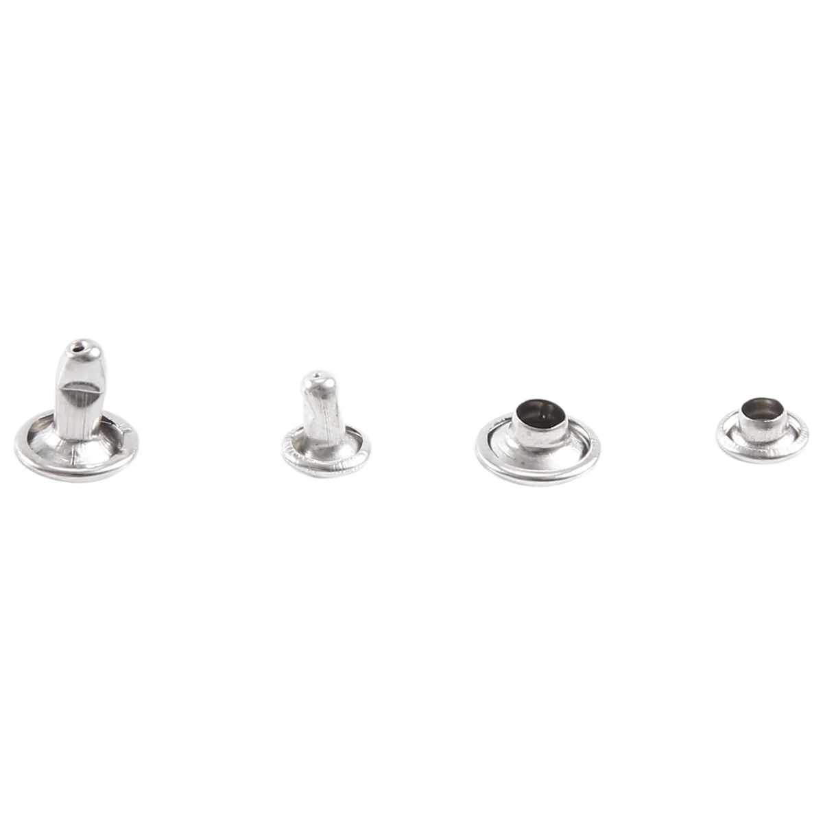 

7Sets Double Cap Rivets Dies Mould Tool for Hand Press Machine Size 5mm 6mm 7mm 8mm 9mm 10mm 12mm DIY Craft Supplies TQ