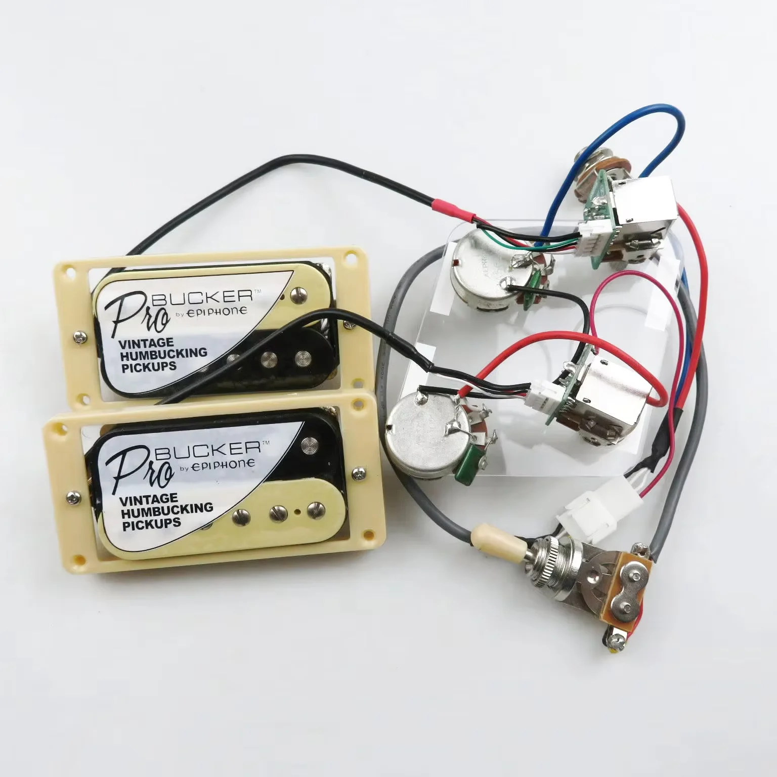 Gitarren-Tonabnehmer Alnico 5 ProBucker Humbucker Pickups Push/Pull Verkabelungsset – Detail 2