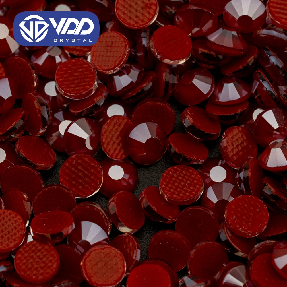 VDD 394 R.H Ruby SS6-SS30 Hot-Fix Glass Rhinestones Crystal Flatback Strass Stones For DIY Crafts Clothes Garment Accessories