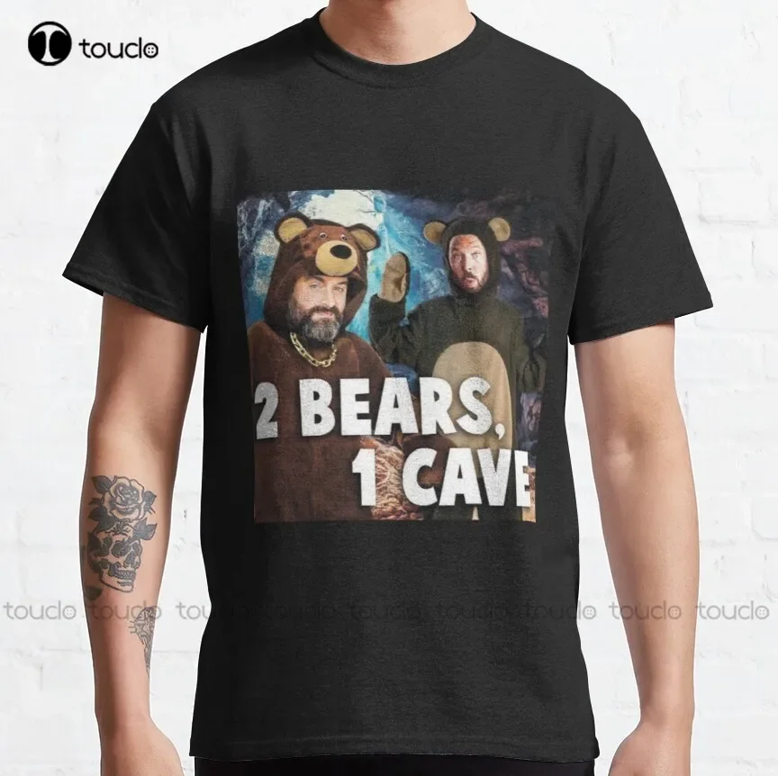 Tom Segura 2 Bears 1 Cave Classic T-Shirt Tee Shirts Mens Custom Aldult Teen Unisex Digital Printing Tee Shirt Xs-5Xl Cotton New