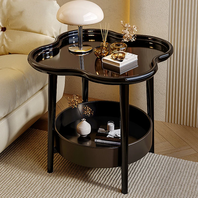 Bedside Table Simple Modern Bedroom Small Shelf Home Sofa Mini Side Table Mobile Table Portable Bedside Storage Small Table