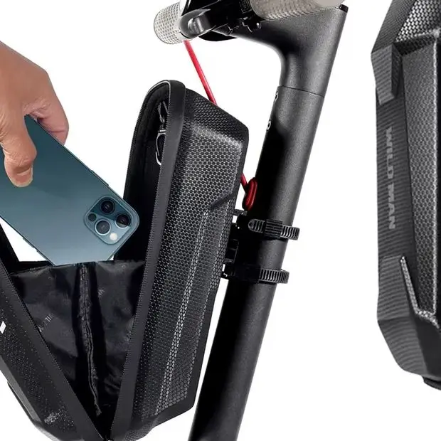 Hard Shell Front Storage Bag 2‑4L Large Capacity Waterproof Hanging Case for Electric Scooter Skateboard M365 Pro