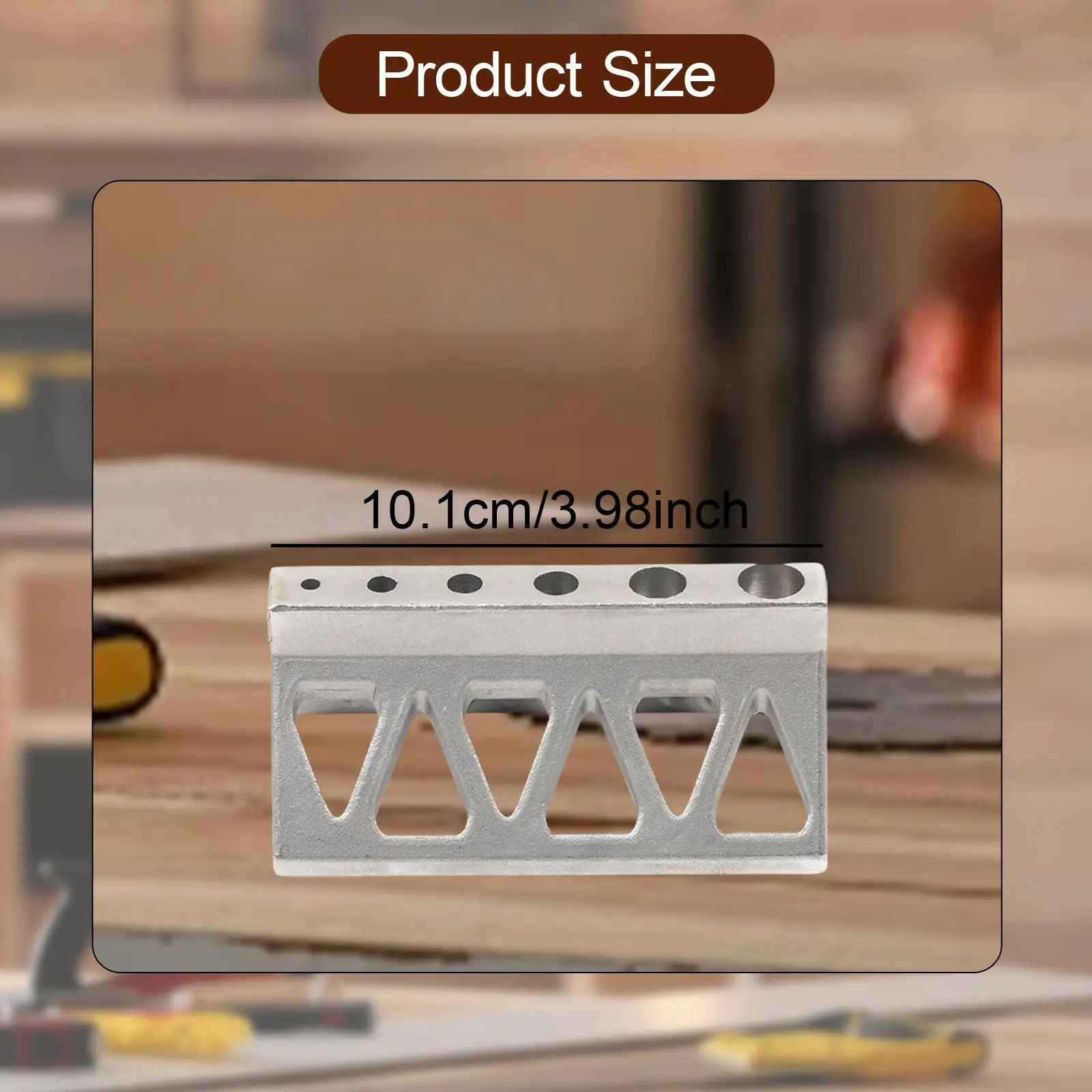 Maschera per trapano per tubi Ritagli per finestre triangolari Maschera per trapano per fori per tubi in acciaio inossidabile