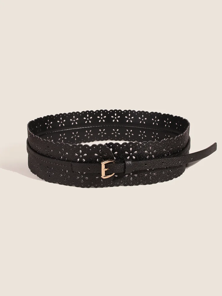 Europe Style Women\'s Hollow Wide Girdle Fashion Decorative Belt Dress Waist Belt
