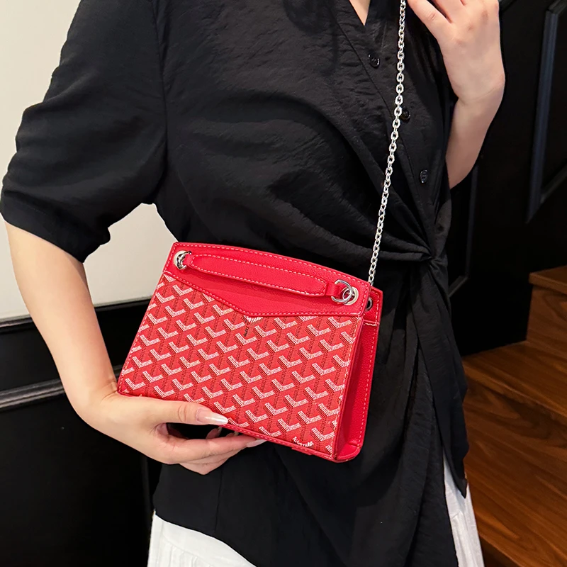 Элегантная женская сумка через плечо с ремешком-цепочкой, классическая модная женская сумка, роскошная дизайнерская женская сумка через плечо