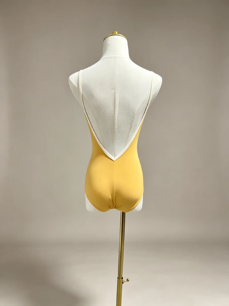 Ballett Overall Frauen hochwertige Tanz Trikot Erwachsenen ärmellose Ballett Tanz Praxis Anzug neue Yoga-Kleidung – Detail 21