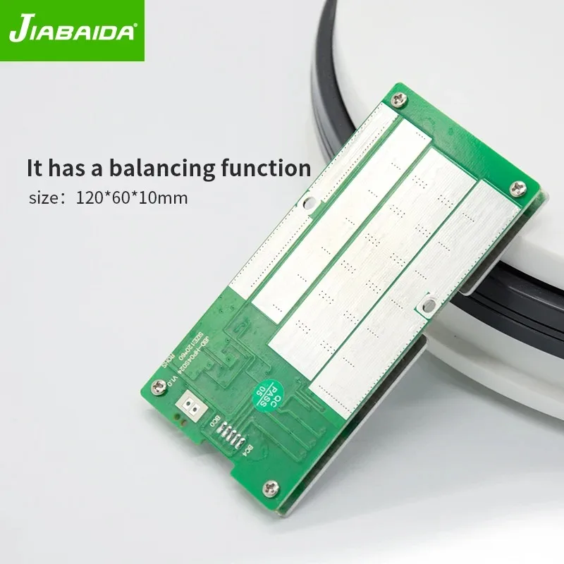 JIABAIDA BMS 4S Lifepo4 12V BMS 60A 40A 30A Current Charge Discharge for Lithium Battery Common Port Balance NTC JBD BMS