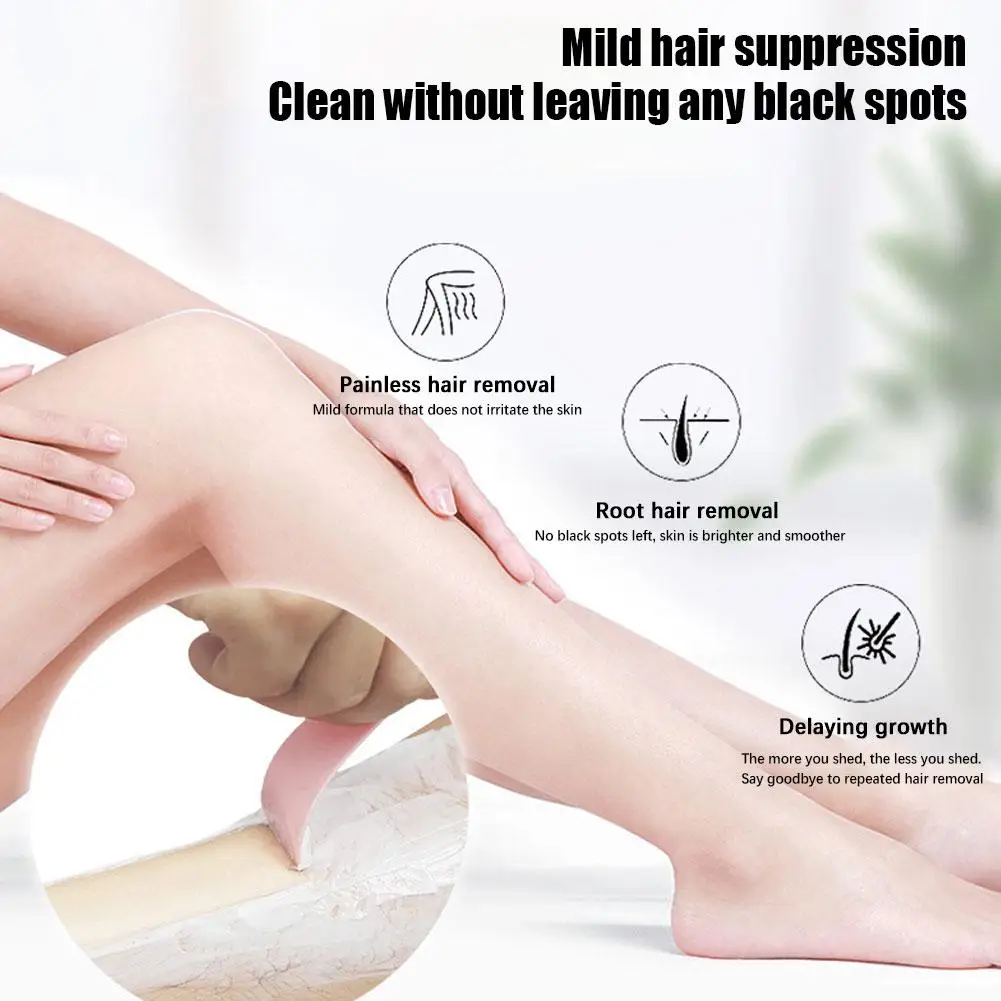 Permanent Hair Removal Cream No Residue Depilatory Remover Care Hair Repair Arm Painless Private Women Area Body G6R0