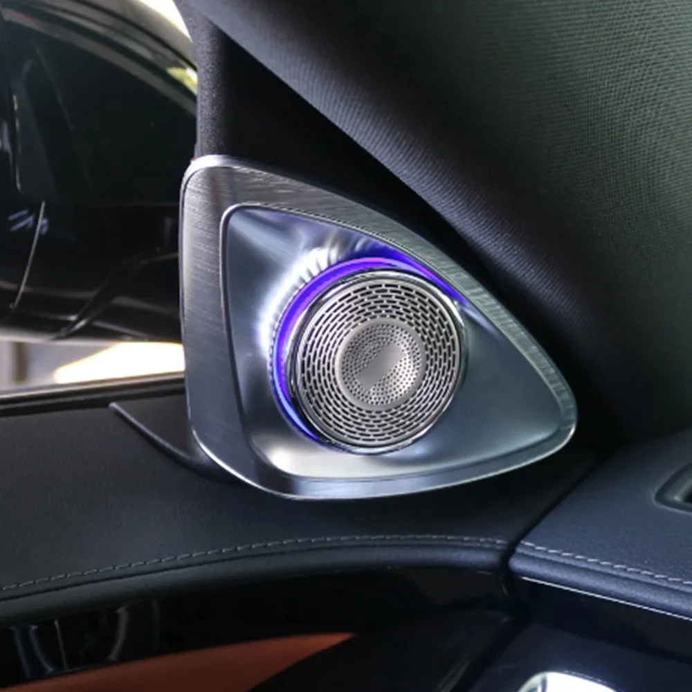 

2023 Latest Launch Car Audio Speakers 4D Rotating Tweeter Speaker With 64 Color Ambient Light For Mercedes S-class W223