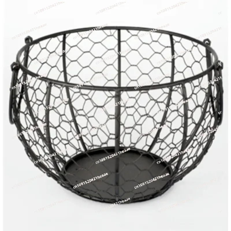 

Подходит для ZM912, керамическая железная корзина для хранения яиц, фруктов, всякой всячины, ящик для хранения мелочей, кухонное керамическое украшение для курицы