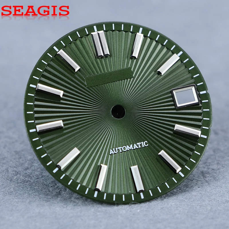 high quality 28.5 mm dial radial pattern GS MOD for SKX007 Dial NH35 movement  modification parts
