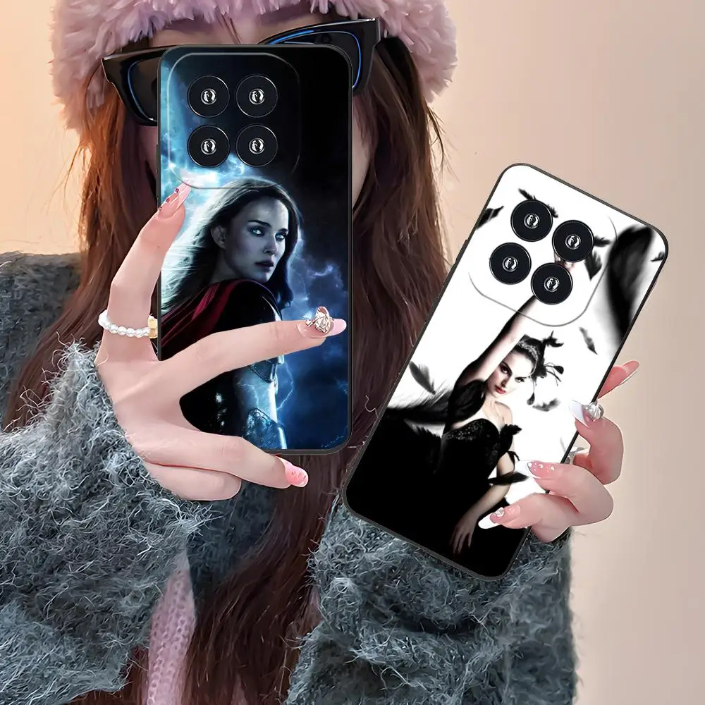 

Чехол для мобильного телефона Natalie Portman для Xiaomi 15 14 13 12 Mi 11 T Ultra Lite Pro S X 5G с цветной печатью, роскошный красивый смартфон