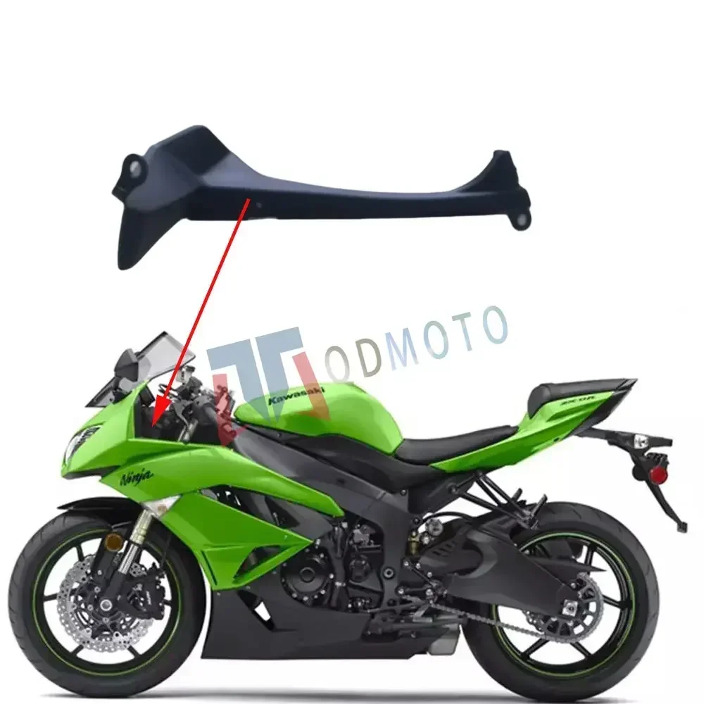 Dla Kawasaki Ninja ZX-6R 636 2009 motocykl niepomalowana owiewka głowy lewe i prawe części boczne ABS owiewka wtryskowa