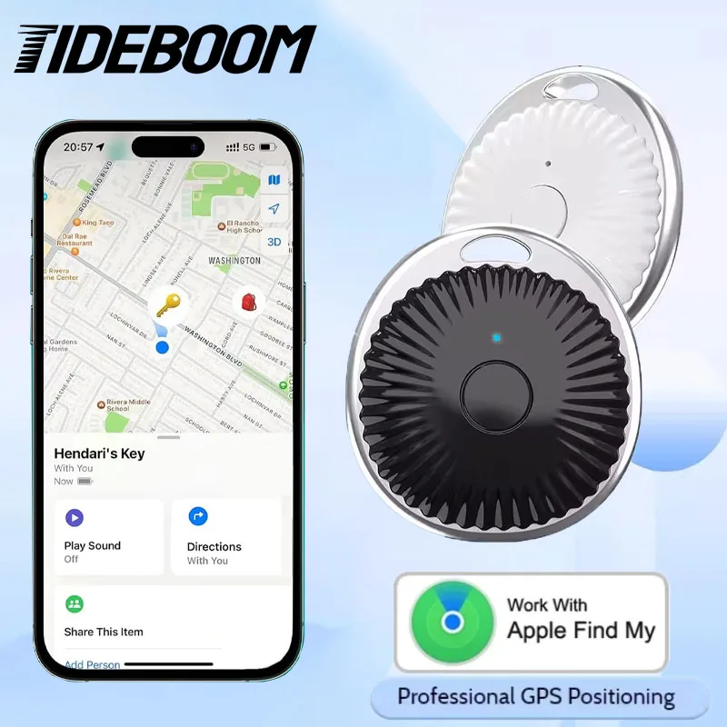 

Мини-умный трекер работает с Apple Find My Anti-Lost Device, замена бирки глобального положения, отслеживание ключей для домашних животных, детский кошелек