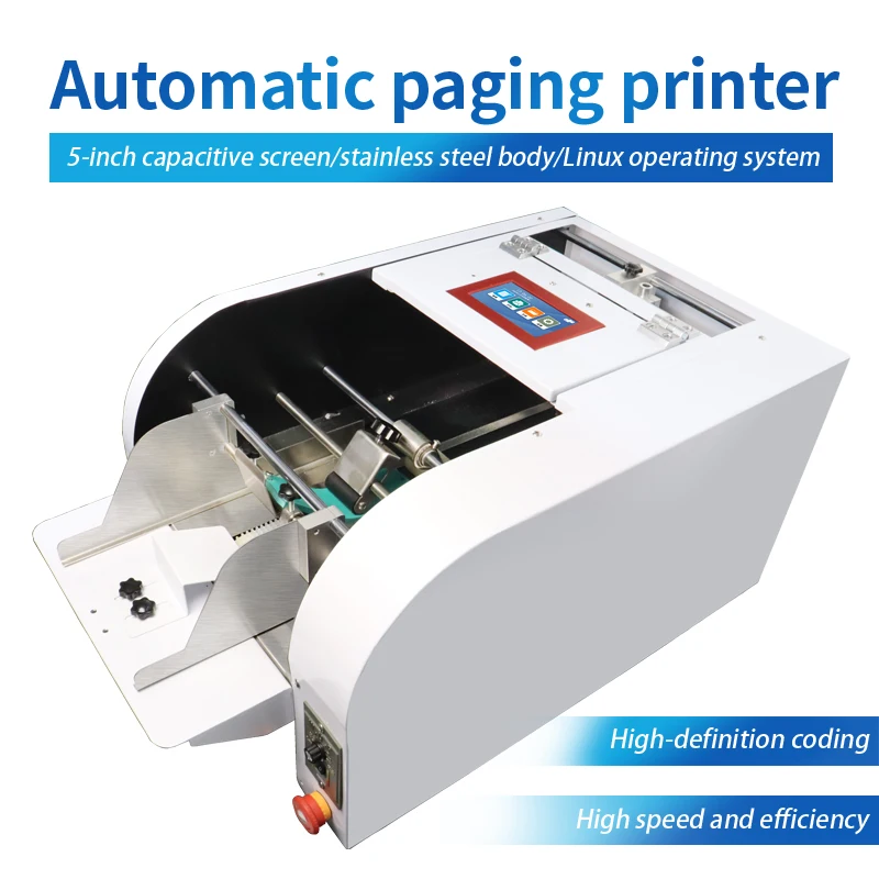 Uyin Industrial Grade Page Printing and Coding Integrated Machine T110L Automatic Intelligent Pagination Inkjet Printer and Page