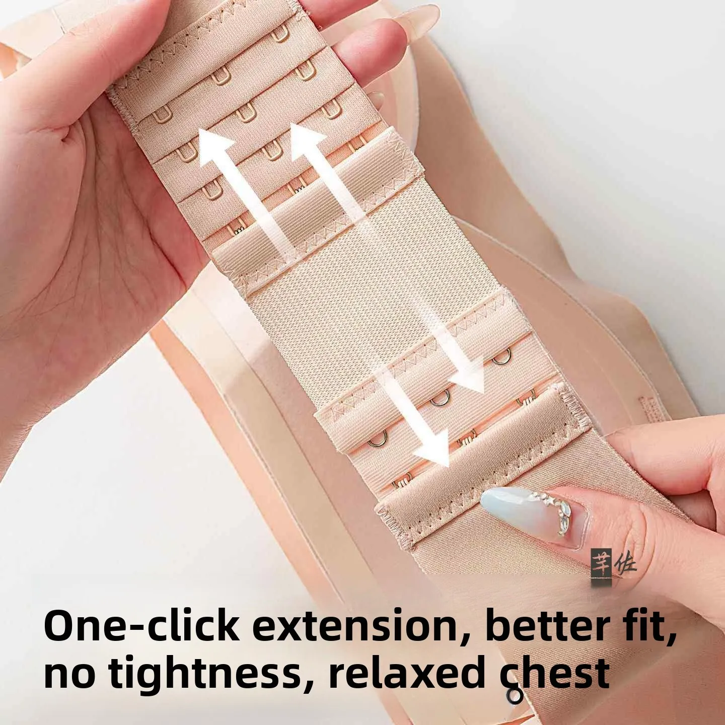 Three-Row Bra Extender Buckle Four-Row Strap Women's Underwear Connection Buckle Adjustment Buckle Back Row Strap Buckle