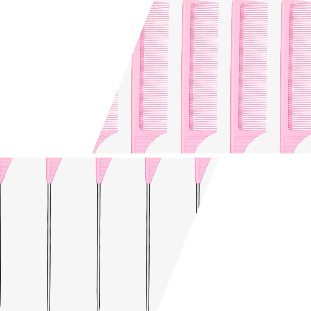 

Набор из 2 расчесок для парикмахеров: карбоновая расческа и расческа из нержавеющей стали для стрижки и укладки волос в салонах красоты