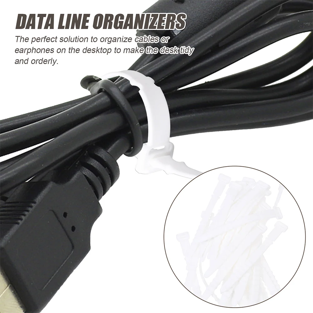 

12 Pcs Silicone Cable Manager Phone Holder Cord Organiser Cables Holders Organizer Data Line