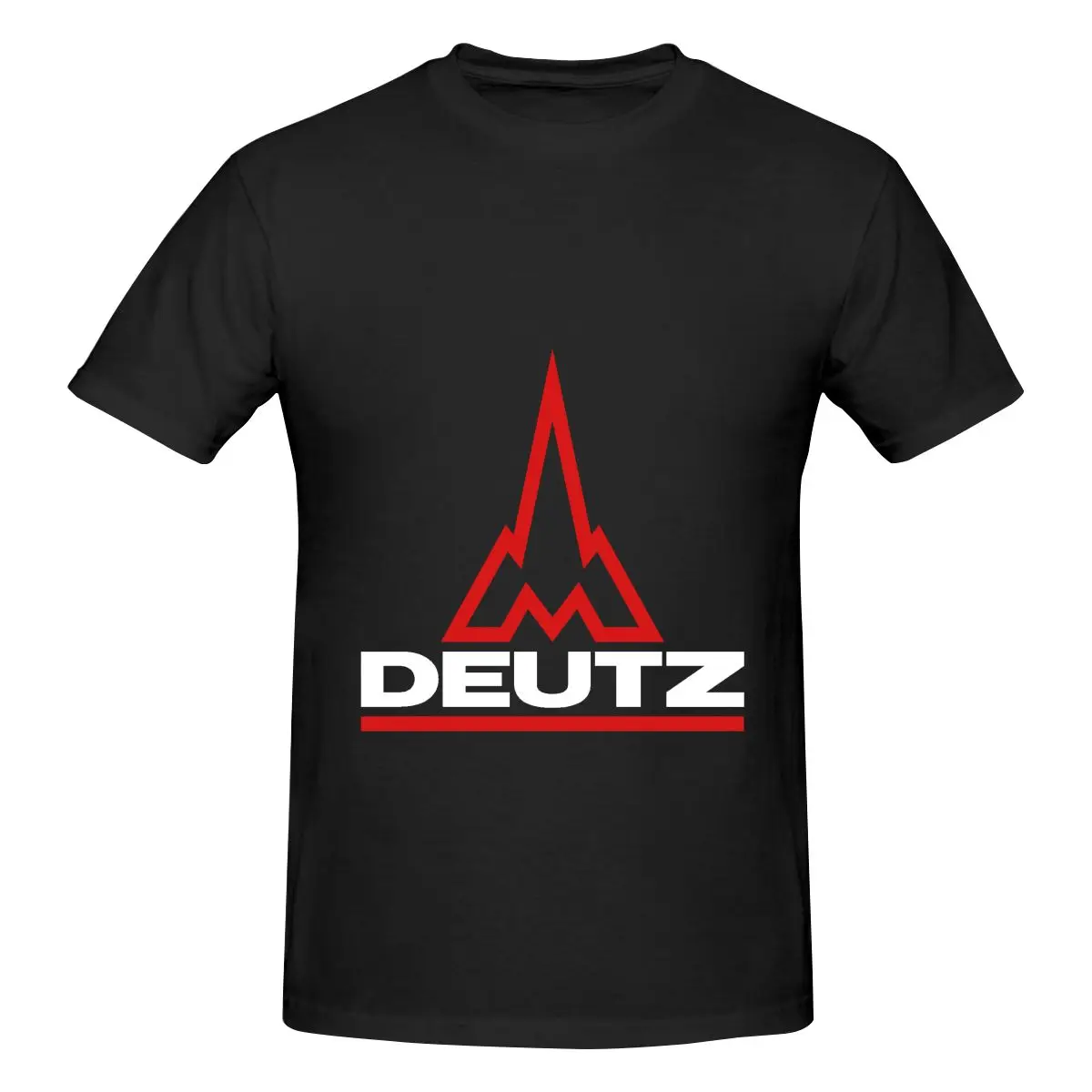 

High Quality 100% Cotton Deutz Logo Men's Basic Short Sleeve T-Shirt