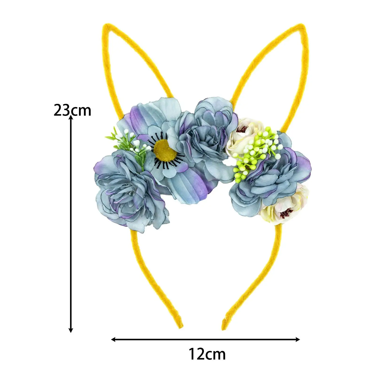 부활절 토끼 귀 머리띠, 헤어 후프, 머리 장식, 생일 할로윈 헤어 액세서리