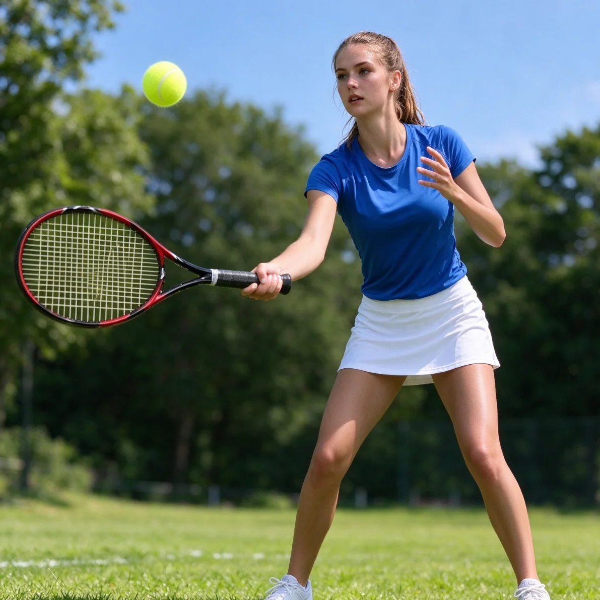 Adult Lightweight Full Carbon Fiber Tennis Racket, Sleek All-Black Competition Grade Racquet for Match Play