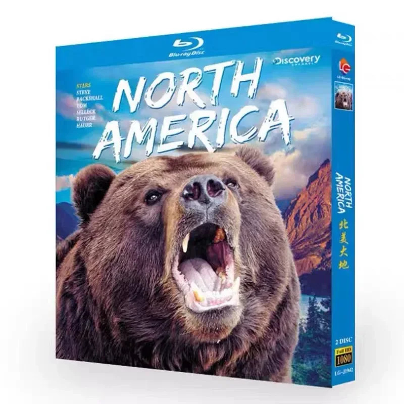 Blu-ray High Definition Documentary Discovery Channel Land of North America Behind-the-Scenes BD Disc Box