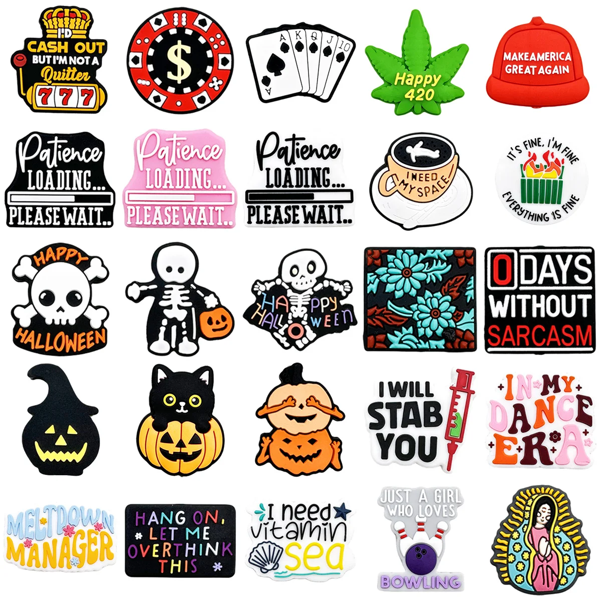 10 pçs contas de silicone halloween contas focais pingente brinquedo artesanal diy corda caneta contas mamilo corrente jóias acessórios atacado