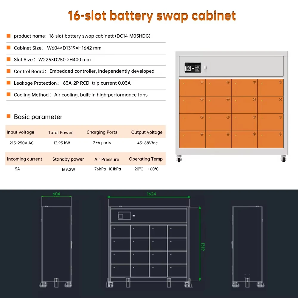 48 60 72 V Mobile Battery Swapping Charging Cabinet Ev Battery Swapping Station Manufacturer