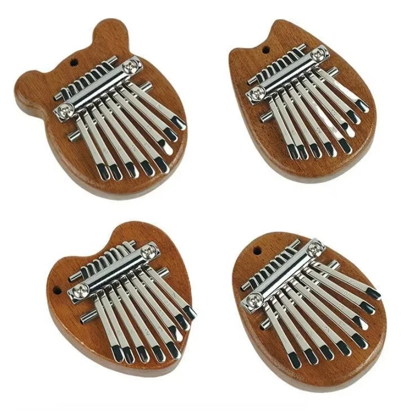 8 Key Mini Wooden Kalimba High Quality Exquisite Finger Thumb Piano Marimba Musical Good Accessory Pendant Gift