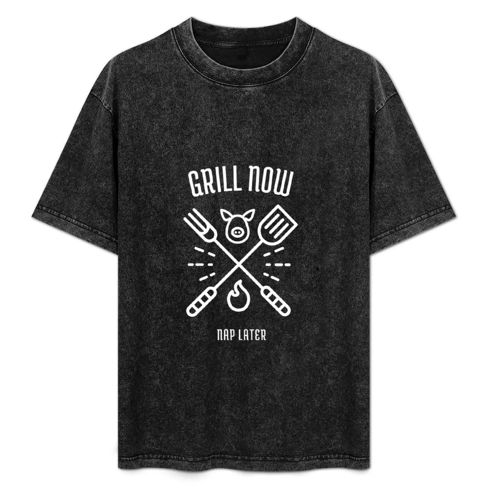 

Grill Now, Nap Later T-Shirt graphics baggy shirts sublime mens t shirt