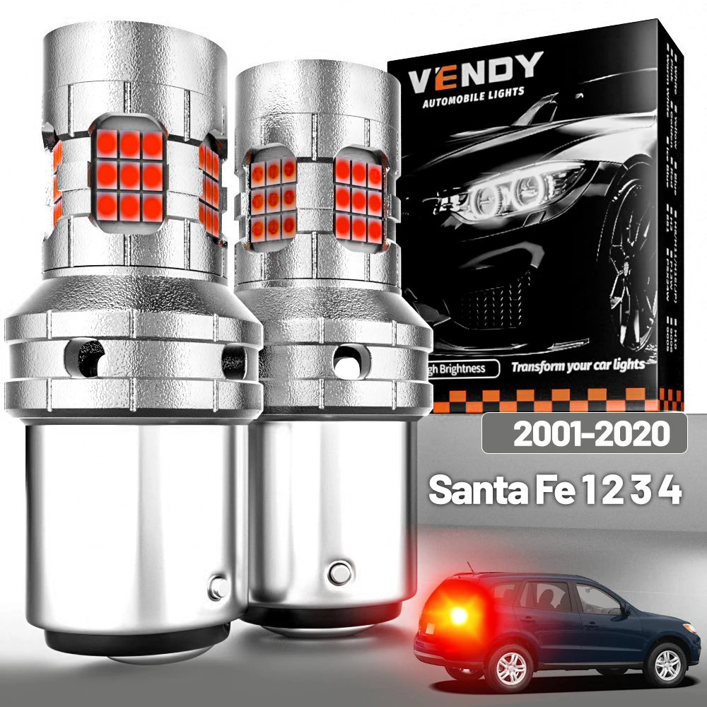 

2pcs LED Brake Light For Hyundai Santa Fe 1 2 3 4 2001-2020 2005 2006 2009 2010 2011 2012 2013 2014 2016 2018 Canbus Accessories