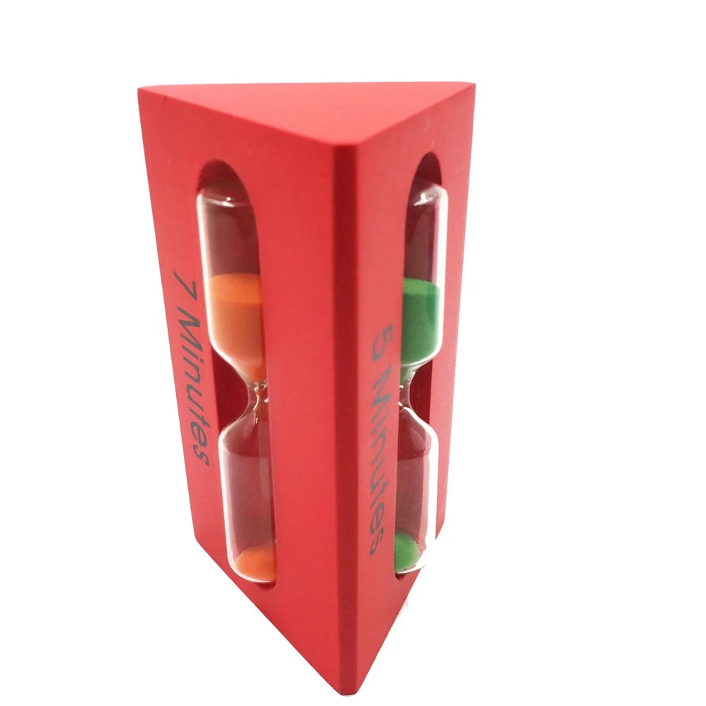 

Wood Hourglass 3 5 7 Min Sand Clock Timer Fashion Home Decor Kids Patience Training Study Leisure Red Hourglass