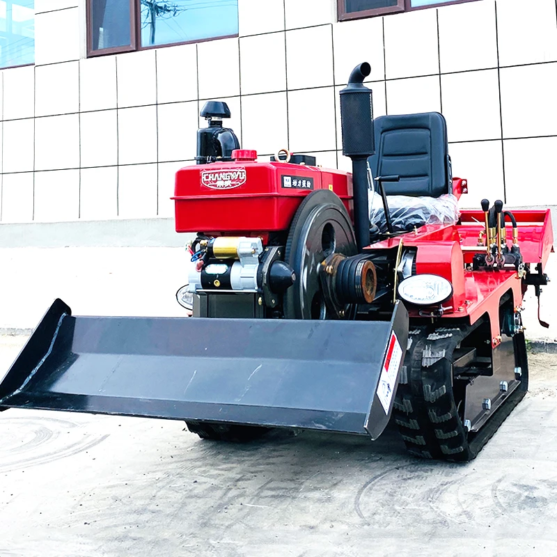 

Индивидуальный Высокоэффективный Вездеходный Сельскохозяйственный Роторный Культиватор для Вспашки Малогабаритный Гусеничный Трактор