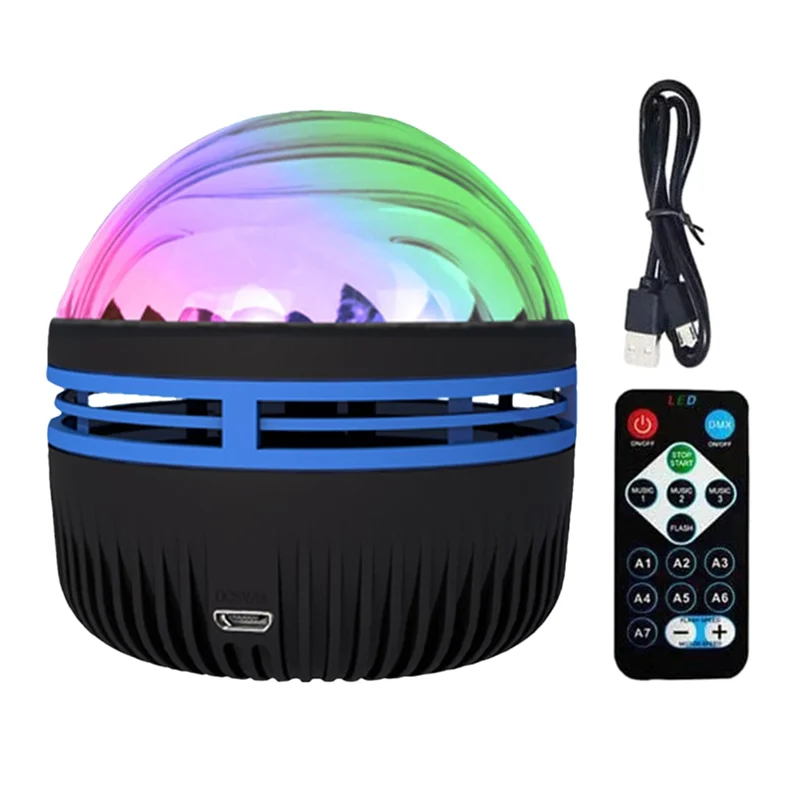 

FAST-Northern Lights Night Light LED Projection Lamp Remote Control USB Chargeable Colorful Atmosphere Light Decoration