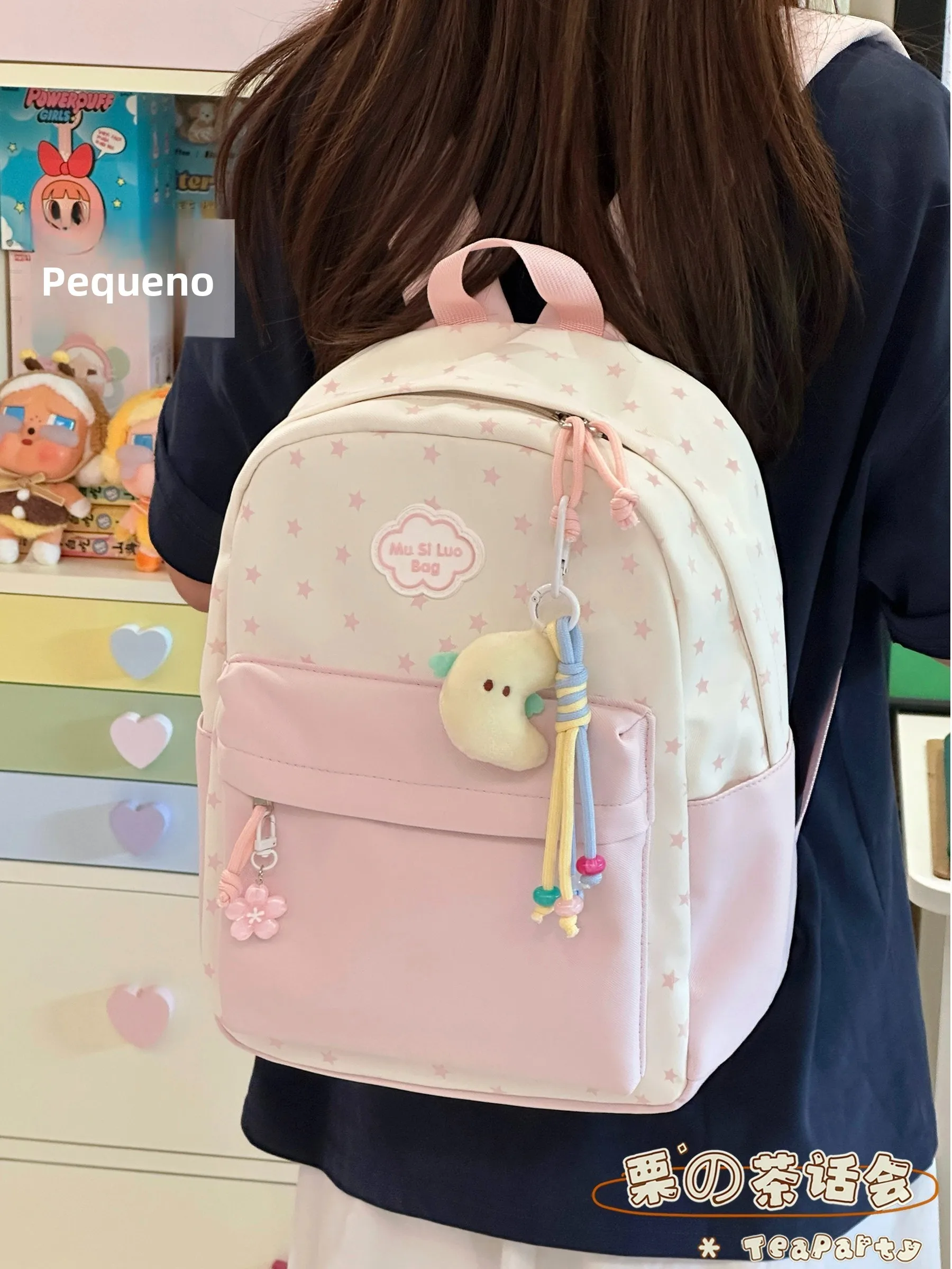 roujedsyle-sac-a-dos-mignon-pour-filles-sac-a-double-bandouliere-leger-pour-les-eleves-du-college-et-du-lycee-sac-souple-adapte-aux-voyages