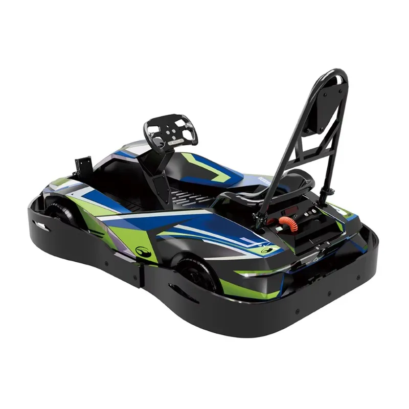 Luxury Go Karts Electric with 450W/900W Max Speed 35km/h 48V Motor Drive Quick Battery Replacement for Amusement Use