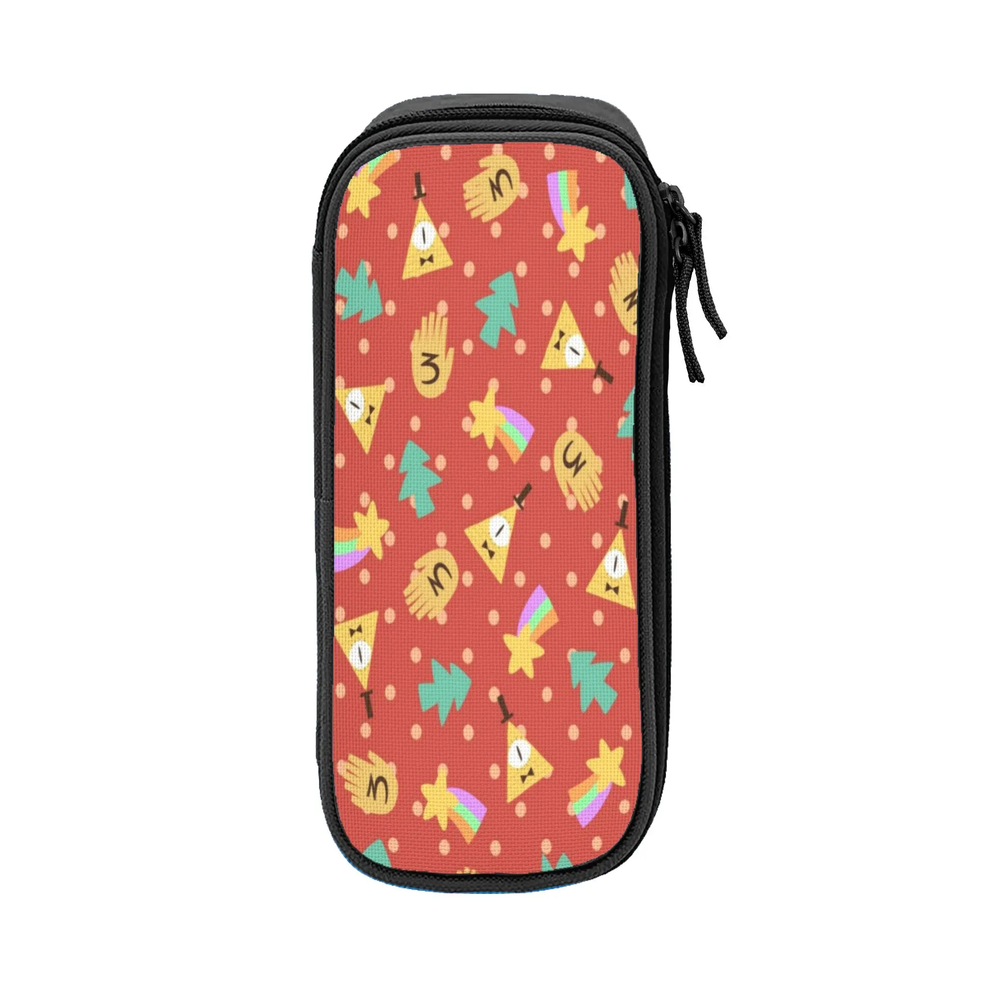 Gravitys Falls Merch Pen Box Large-capacity School Accessories  Pencil Case Stationery Suprise Gift