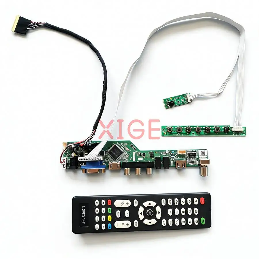 

Комплект платы управления для LP125WH2-SL B125XW02 LP125WH2-TL B125XW01 с USB+AV+VGA+HDMI для ноутбуков, экран 1366*768 LVDS-40Pin 1366x768