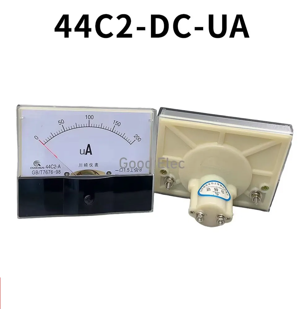 アナログパネルポインタータイプDC電流計,機械式メーター,44c2,DC,50ua,100ua,200ua,300ua,500ua