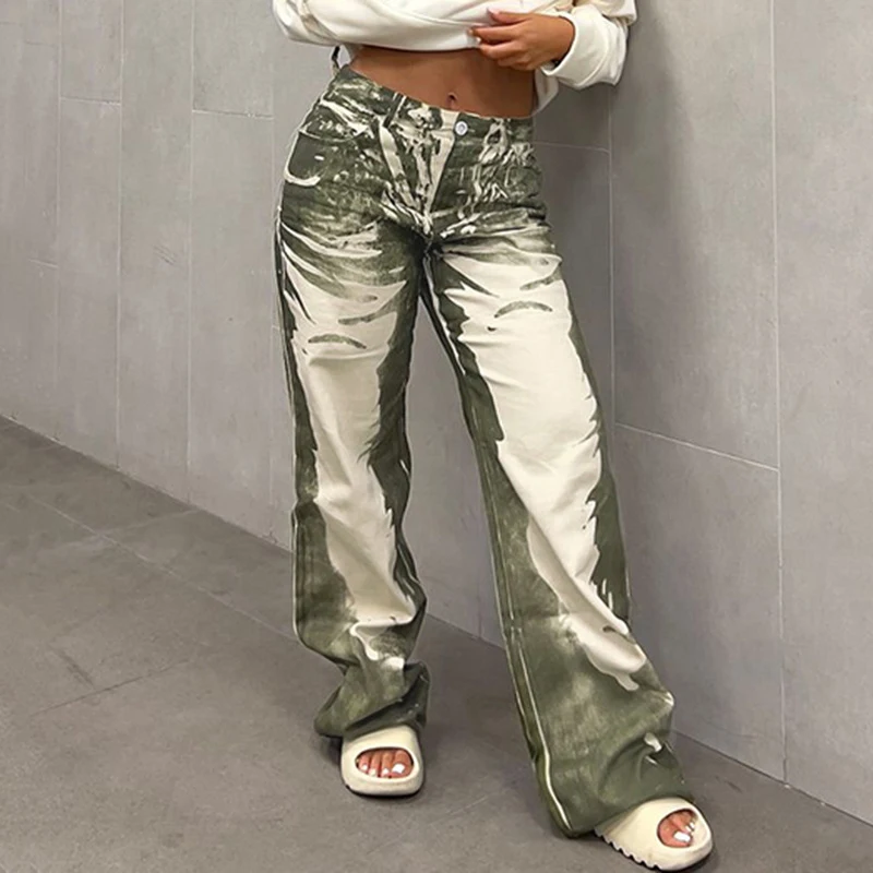 

Sifreyr Y2K Washed Baggy Cargo Pants Women Fashion Vintage Streetwear High Waist Straight Casual Loose Fairy Grunge Trousers