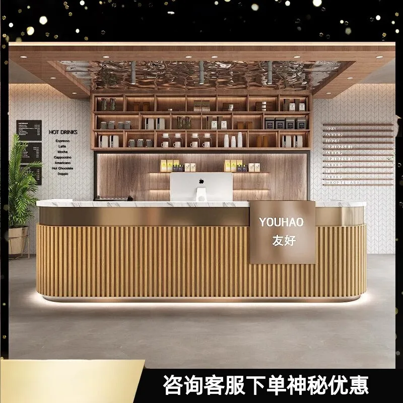 

Coffee shop, cash register, cake shop, milk tea shop, front desk, billiard hall, gym, yoga studio, reception desk