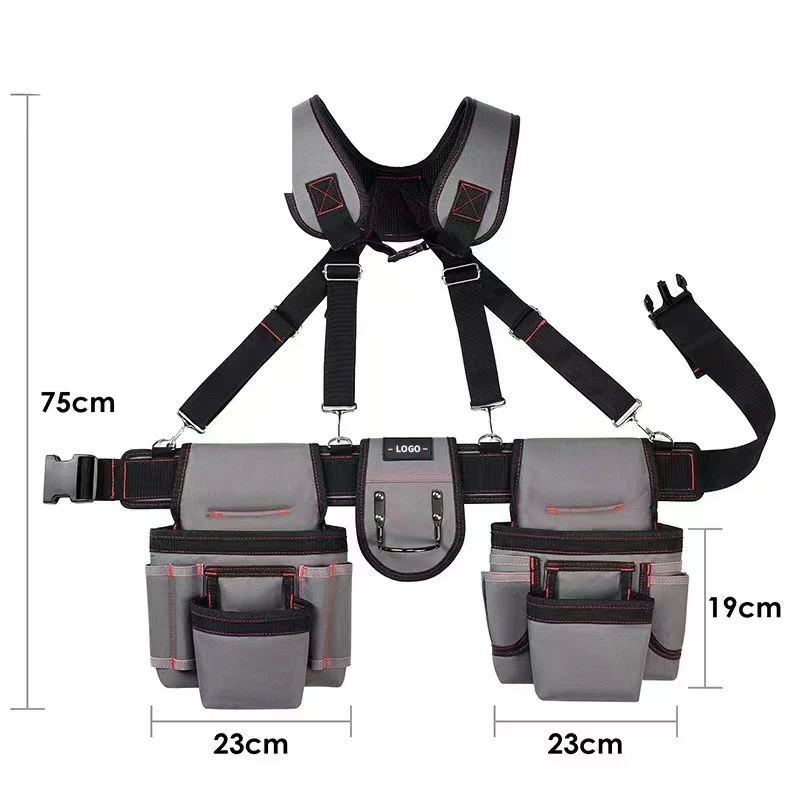 Multi functional gardening tools, waist bags, electrician tools, foreskin strap combination kit, multi-functional equipment suit